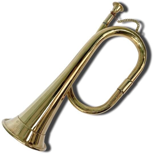 Antique Bugle, Decorative Brass Bugle -  Canada