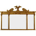 Mount Vernon Burnished Gold Leaf Tri-Panel Classic Mirror - The Shops at Mount Vernon - The Shops at Mount Vernon