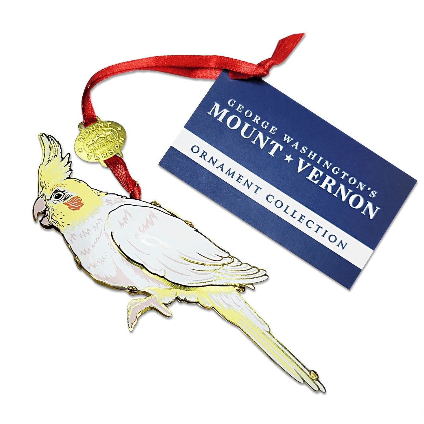 Mount Vernon Cockatiel 3D Ornament_ Mount Vernon — The Shops at