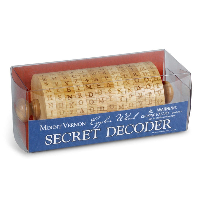 Mount Vernon Cypher Wheel Secret Decoder - DESIGN MASTER ASSOCIATES - The Shops at Mount Vernon
