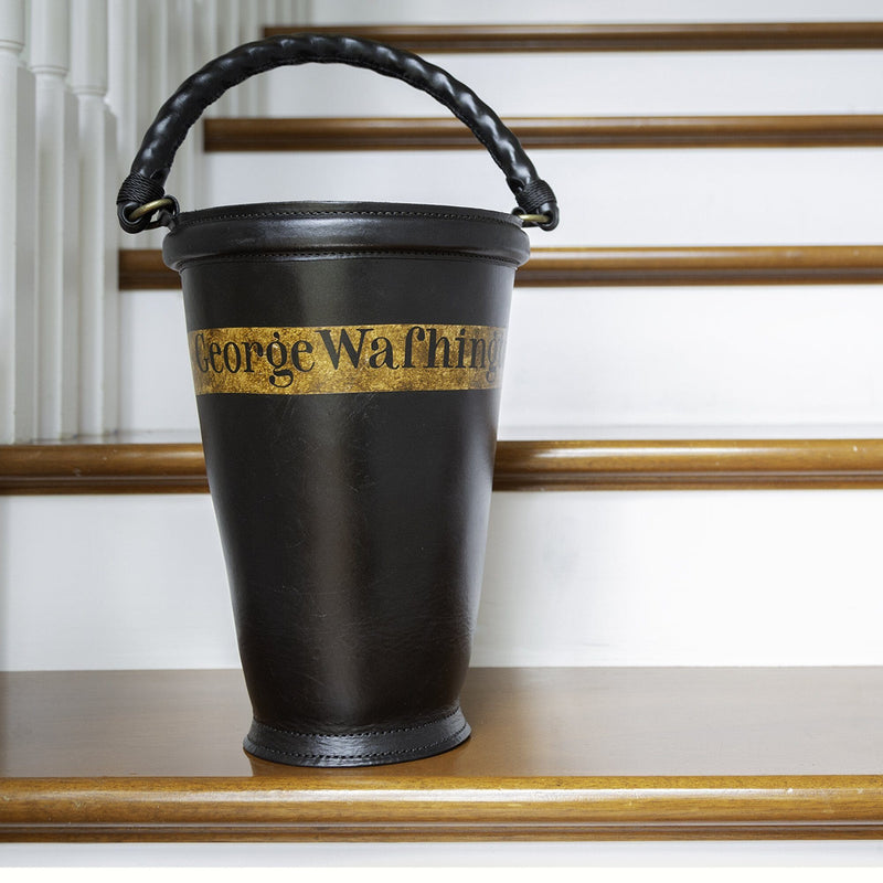 Mount Vernon Leather Fire Bucket - DESIGN MASTER ASSOCIATES - The Shops at Mount Vernon