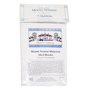 Mount Vernon Mansion Shell Border - Cross Stitch Kit - The Shops at Mount Vernon - The Shops at Mount Vernon
