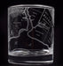 Mount Vernon Map Rocks Glass - DESIGN MASTER ASSOCIATES - The Shops at Mount Vernon
