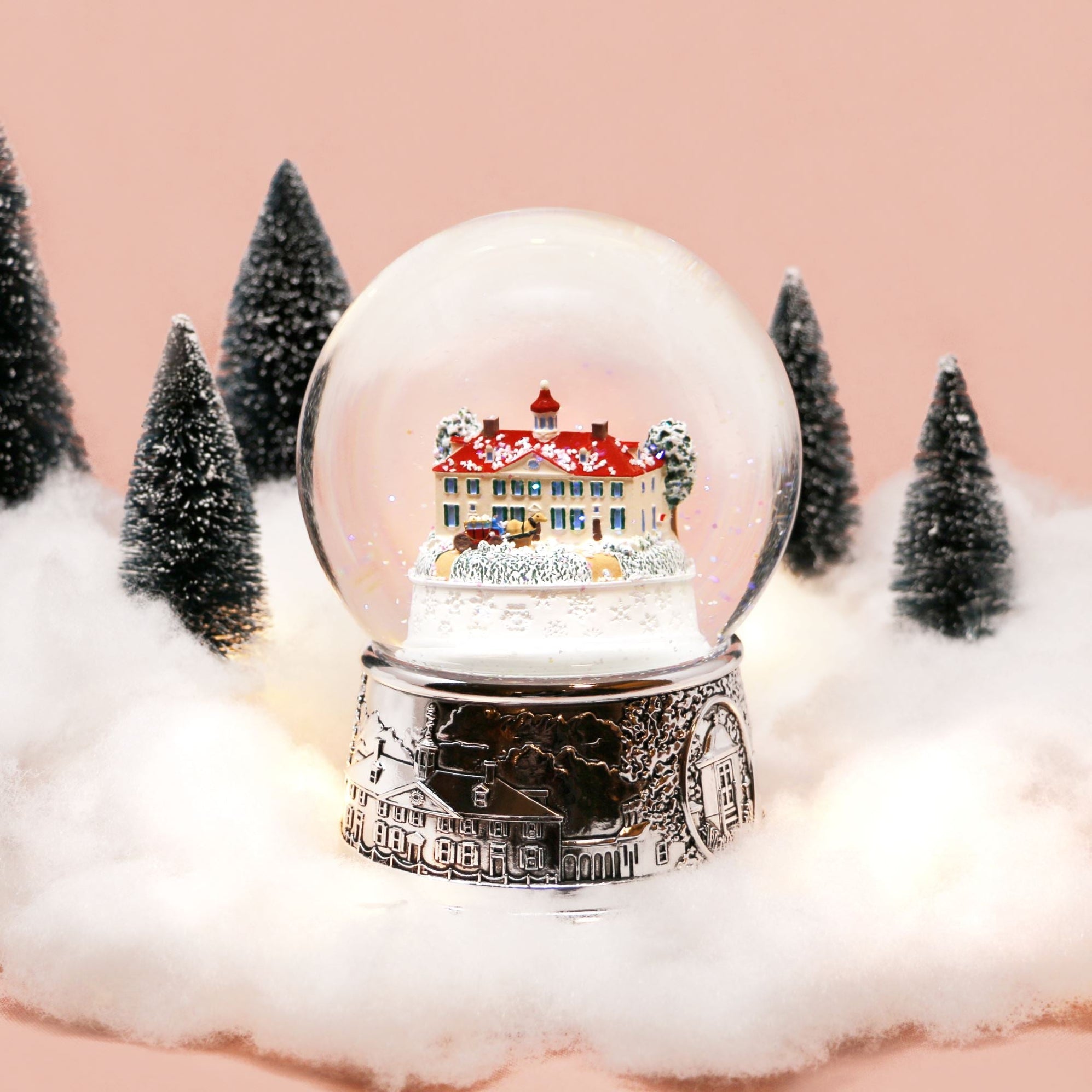 Mount Vernon Musical Snow Globe The Shops at Mount Vernon