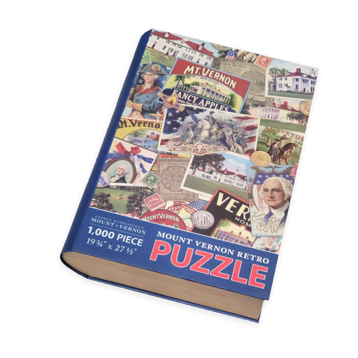 Mount Vernon Retro Ephemera Puzzle - 1000 Pieces - DESIGN MASTER ASSOCIATES - The Shops at Mount Vernon