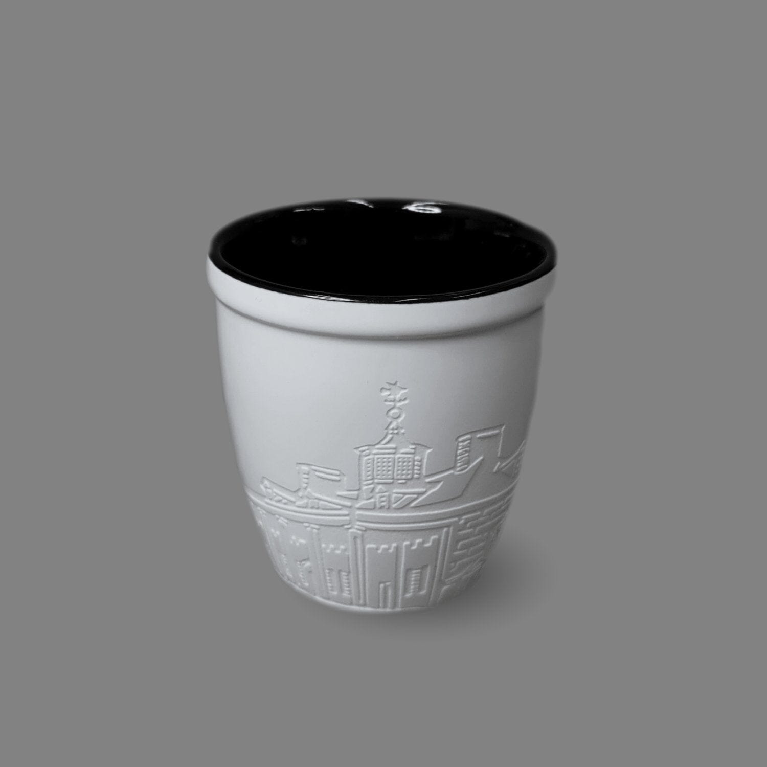 Mount Vernon White Etch Espresso Mug_ The Shops at Mount Vernon