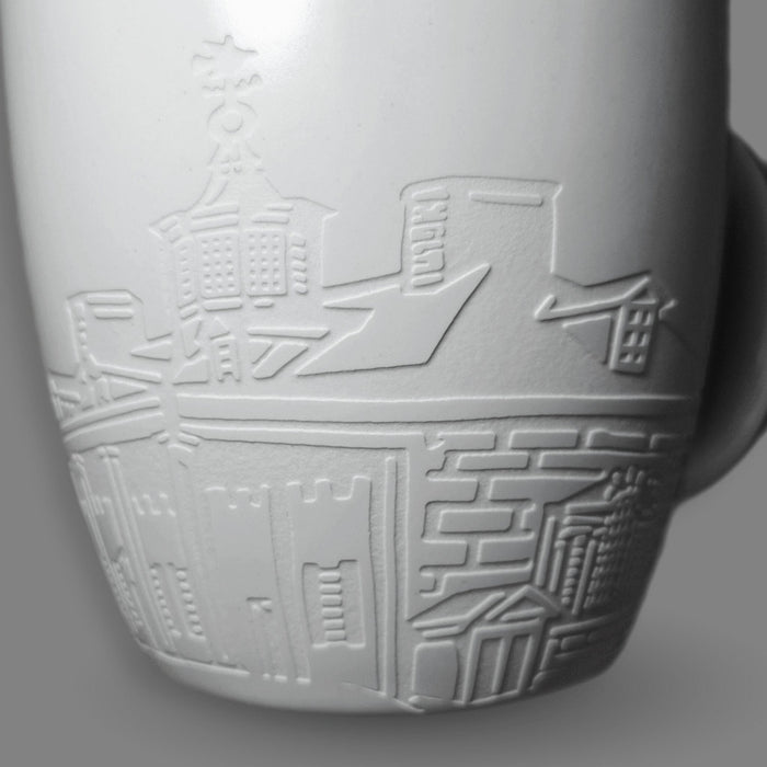 Mount Vernon White Etch Mug - CHARLES PRODUCTS INC. - The Shops at Mount Vernon