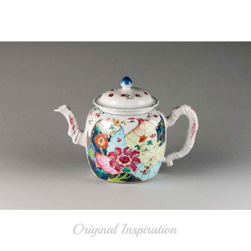 MV Ornament Collection - Porcelain Tobacco Leaf Cylinder - DESIGN MASTER ASSOCIATES - The Shops at Mount Vernon