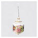 MV Ornament Collection - Porcelain Tobacco Leaf Cylinder - DESIGN MASTER ASSOCIATES - The Shops at Mount Vernon