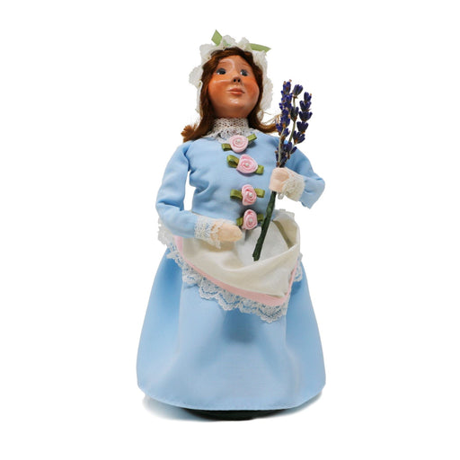 Nelly Caroler with Lavender - Limited Edition from Byers' Choice - BYER'S CHOICE, LTD - The Shops at Mount Vernon