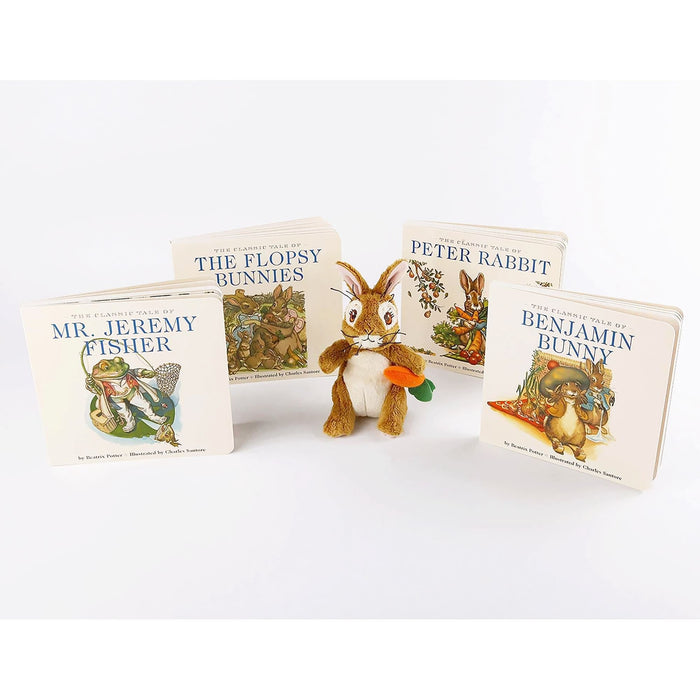 Peter Rabbit - Deluxe 4 Book & Plush Set — The Shops at Mount Vernon