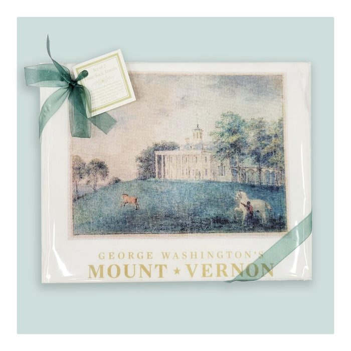 Potomac View Flour Sack Towels - Set of 2 - ALICE'S COUNTRY COTTAGE - The Shops at Mount Vernon
