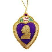 Purple Heart Ornament - ST NICOLAS LTD. - The Shops at Mount Vernon