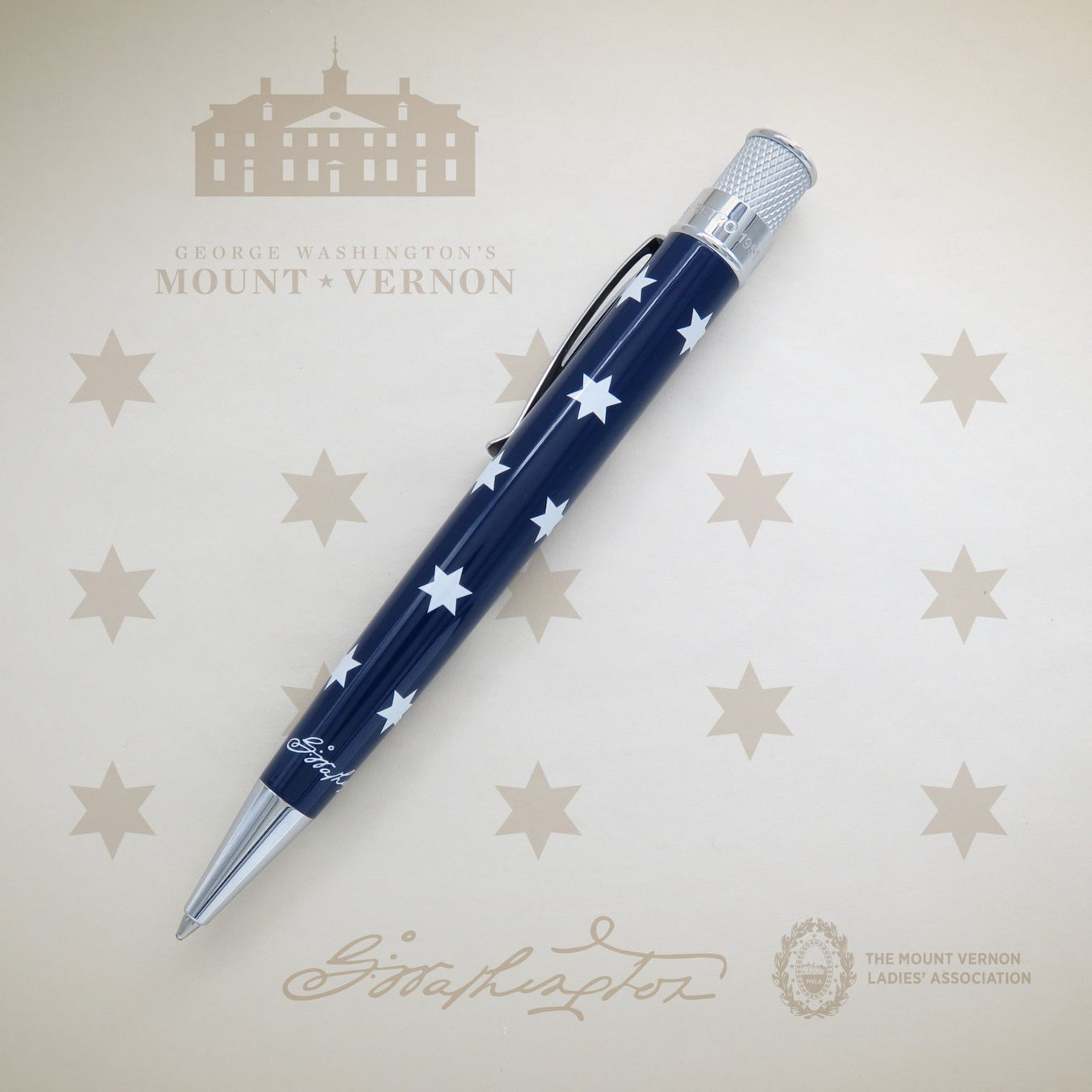 Retro 1951 Roller Ball Pen - Commander In Chief Design - The Shops at Mount Vernon