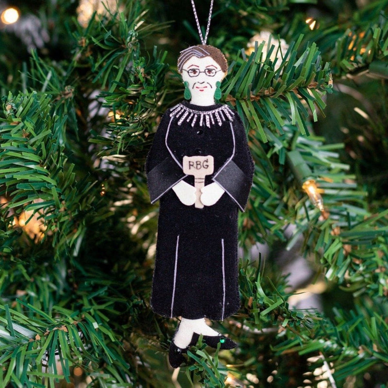 Ruth Bader Ginsburg Ornament - ST NICOLAS LTD. - The Shops at Mount Vernon