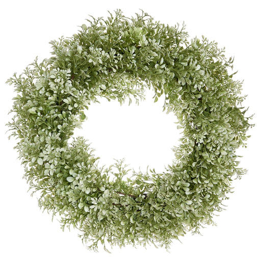 Sage Green Boxwood Wreath - 22" - The Shops at Mount Vernon