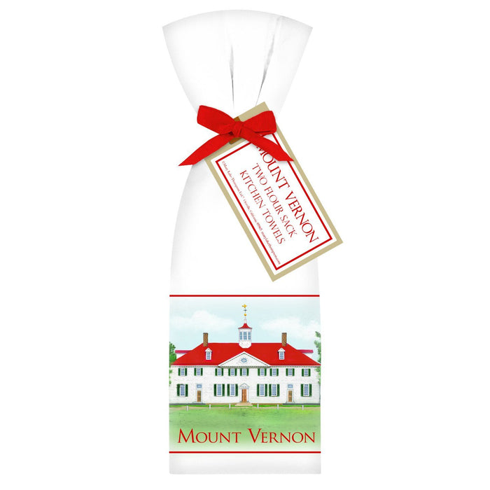 Set of 2 Mount Vernon Flour Sack Towels - The Shops at Mount Vernon