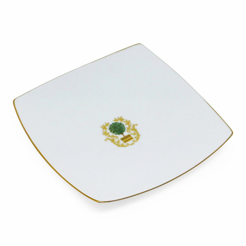 Set of Four Charlotte Moss Topiary Canape Plates - The Shops at Mount Vernon
