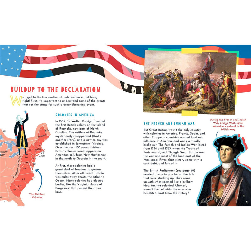 Side by Side Declaration of Independence - Baker & Taylor Publisher Services - The Shops at Mount Vernon