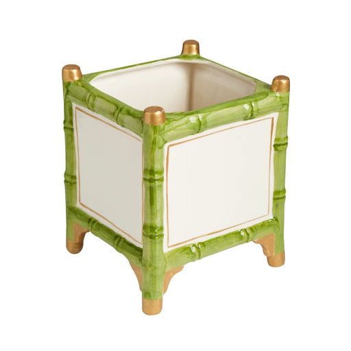 Square Bamboo Cachepot - Small 7.5" - ABIGAILS - The Shops at Mount Vernon