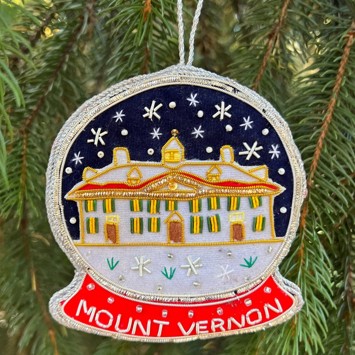 St. Nicolas Mount Vernon Snowglobe Ornament - The Shops at Mount Vernon
