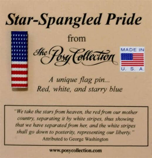 Star-Spangled Pride Pin - Posy Collection - The Shops at Mount Vernon