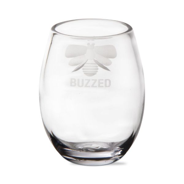 Stemless "Buzzed" Wine Glass - The Shops at Mount Vernon