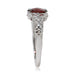 Sterling Silver and Garnet Ring - Color Craft Inc - The Shops at Mount Vernon