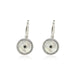 Sterling Silver and Mother of Pearl Star Button Earrings - Color Craft Inc - The Shops at Mount Vernon