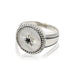 Sterling Silver and Mother of Pearl Star Button Ring - Color Craft Inc - The Shops at Mount Vernon