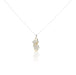 Sterling Silver & Gold Plated Floral Swirl Pendant - Color Craft Inc - The Shops at Mount Vernon