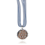 Sterling Silver Pendant Stars on Blue Ribbon - Color Craft Inc - The Shops at Mount Vernon