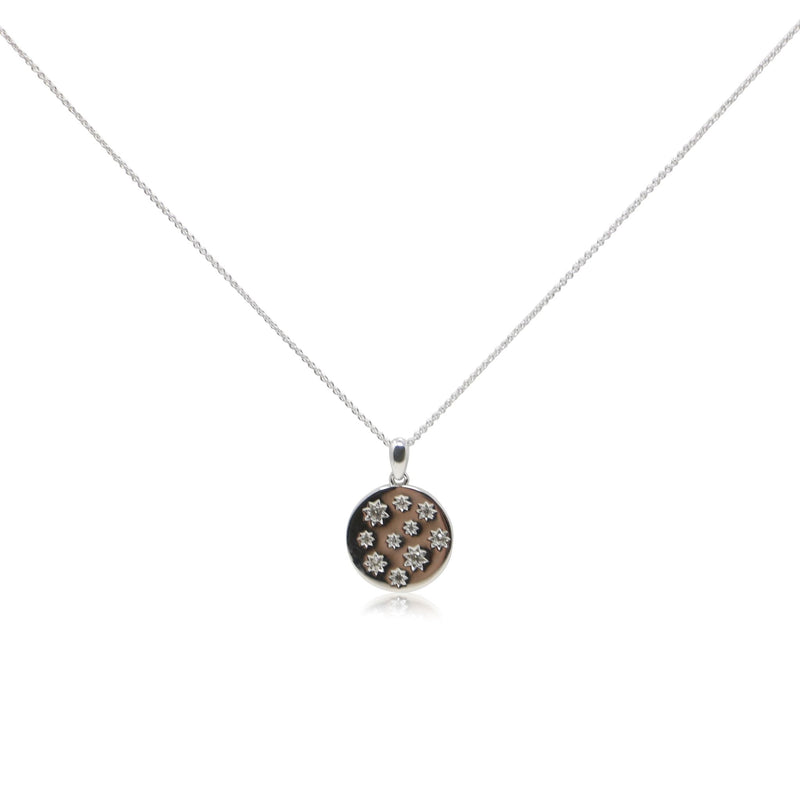 Sterling Silver Pendant Stars on Chain - Color Craft Inc - The Shops at Mount Vernon