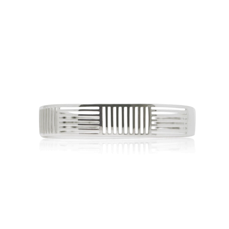 Sterling Silver Shutter Cuff Bracelet - Color Craft Inc - The Shops at Mount Vernon