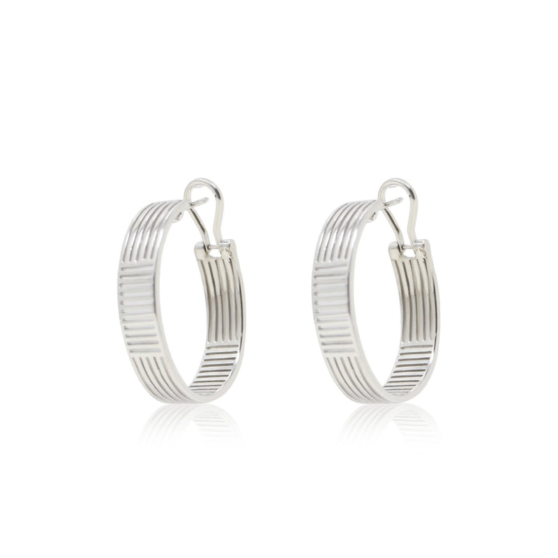 Sterling Silver Shutter Earrings - Color Craft Inc - The Shops at Mount Vernon