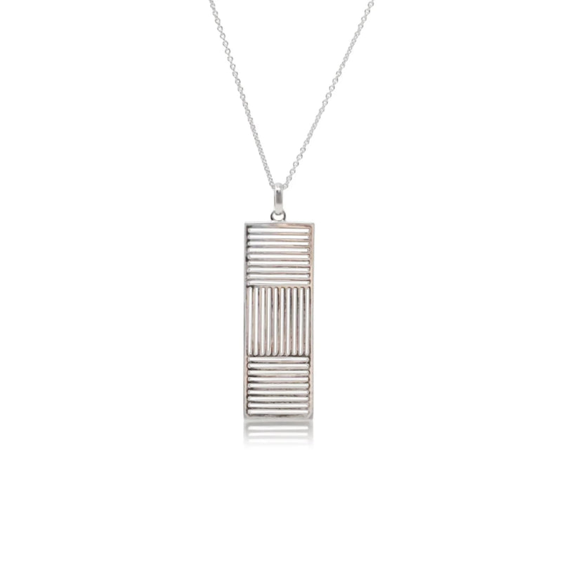 Sterling Silver Shutter Pendant - Color Craft Inc - The Shops at Mount Vernon