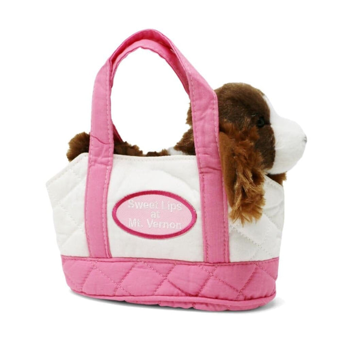 Sweetlips with Quilted Pink and White Tote - The Shops at Mount Vernon - The Shops at Mount Vernon
