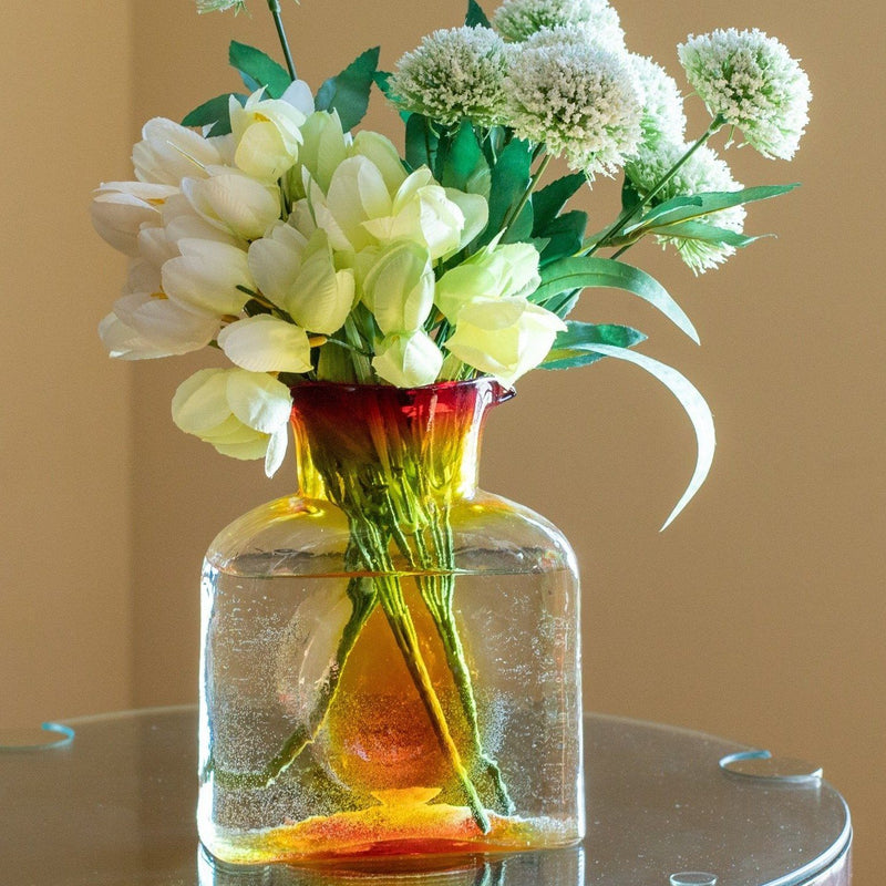 Tangerine Water Bottle - Blenko - The Shops at Mount Vernon