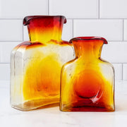 Tangerine Water Bottle - Blenko - Large or Mini - The Shops at Mount Vernon
