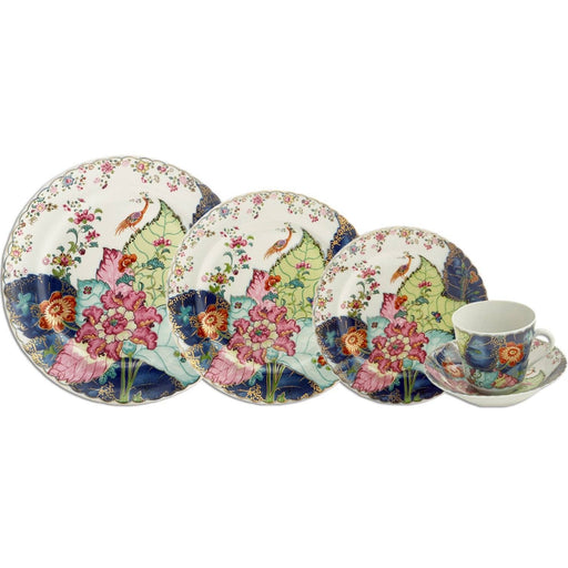 Tobacco Leaf 5-piece Place Setting - MOTTAHEDEH & COMPANY, INC - The Shops at Mount Vernon