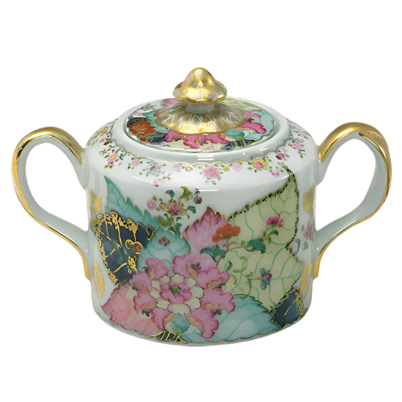 Tobacco Leaf Sugar Pot - MOTTAHEDEH & COMPANY, INC - The Shops at Mount Vernon