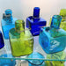 Turquoise Block Bud Vase - BLENKO GLASS COMPANY - The Shops at Mount Vernon
