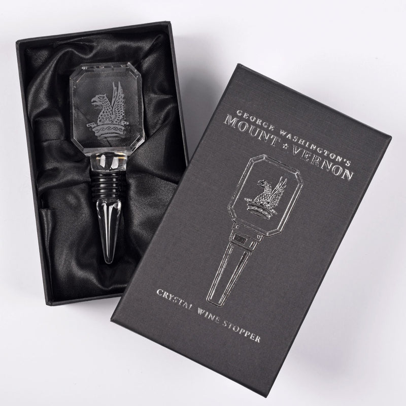 Washington's Griffin - Crystal Bottle Stopper - DESIGN MASTER ASSOCIATES - The Shops at Mount Vernon