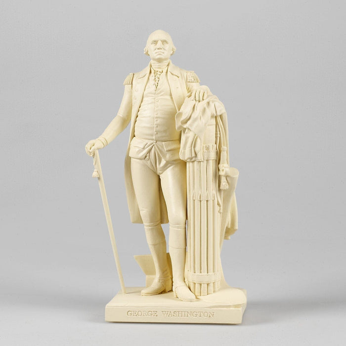 White Colored Statue of Washington by Houdon - The Shops at Mount Vernon - The Shops at Mount Vernon