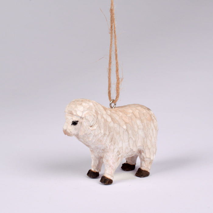 Wooden Hog Island Sheep Ornament - DESIGN MASTER ASSOCIATES - The Shops at Mount Vernon