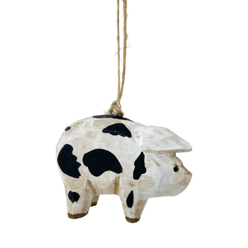 Wooden Ossabow Island Pig Ornament - DESIGN MASTER ASSOCIATES - The Shops at Mount Vernon